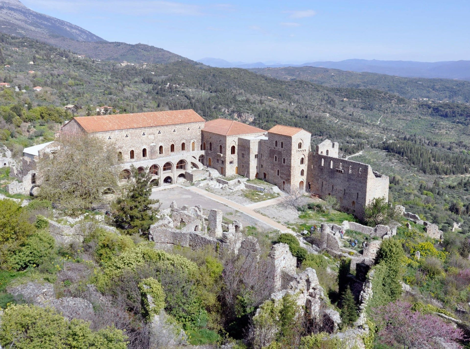 Πρόσβαση στο Παλάτι των Δεσποτών στον Αρχαιολογικό Χώρο του Μυστρά